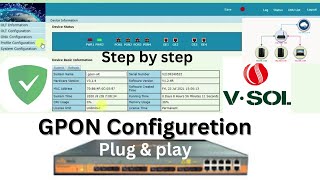 GPON OLT Configuration Practical real Network Hindi | Plug & Play |Tech Networking