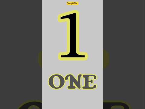 Numbers 1 to 10 Flashcards l kids learning l Education l CandyKiddie