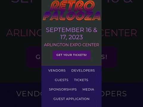 I am a Guest at Retropalooza Arlington 2023!