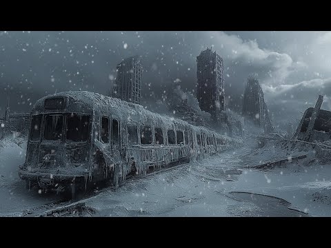 Explore Post-Apocalyptic Landscapes in a Frozen Winter: Snowstorm Sounds for Sleeping, Meditation