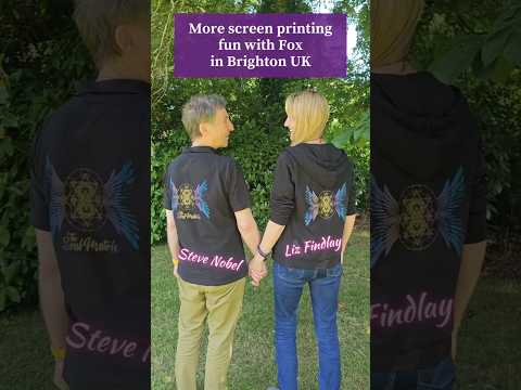 Screen Printing Fun with Fox Fisher