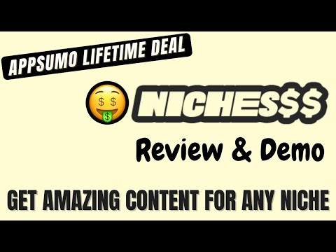 Nichesss AppSumo Lifetime Deal Review - Get Amazing Content For Any Niche