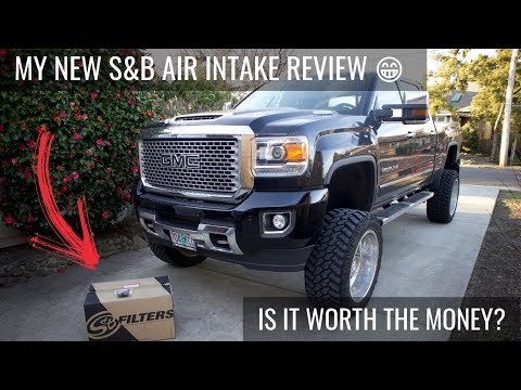 🤜GMC Denali HD S&B Air Intake Review Video BY MCMROSE 💨👍