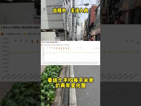 步行到梅田仅6分钟的4.49%收益率公寓！！！#日本房产 #日本投资 #海外置业 #海外投资