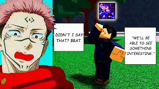 SUKUNA rating SUKUNA in The Strongest Battlegrounds ROBLOX Update