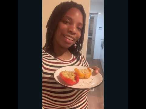 1Up Nutrition Transformation Challange Week 1 Day 3 Healthy Stuffed Bell Peppers