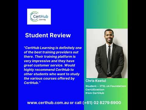 ITIL®4 Foundation Certification from CertHub