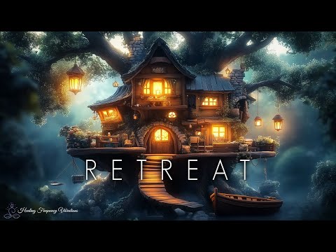 Retreat - Healing Forest Ambience | Clear Your Mind & Balance Spirit | 528Hz + 174Hz + 852Hz