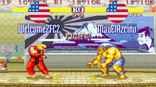 FT5 @sf2hf: Welcome2FC2 (US) vs MauEIAzcino (US) [Street Fighter II Hyper Fighting Fightcade] Nov 20