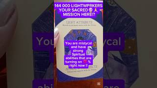 144 000 Sacred mission here!? ##tarot #tarotreading #starseed #lightworker #purpose #spirituality