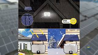 QQARORSUN Solar Motion Sensor Lights Review - Best Dusk to Dawn Security Lights
