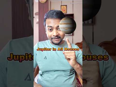 Jupiter (Guru) in All 12 Houses | Effects of Jupiter in All Houses #astrology #Jupiter