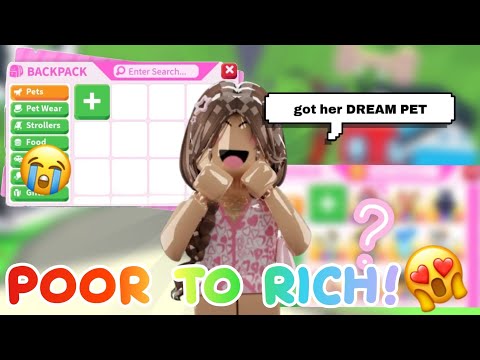 GROWING my friends INVENTORY (got her DREAM PET!) 💫💗