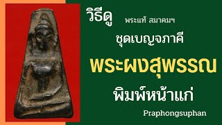 วิธีดู พระผงสุพรรณ พิมพ์หน้าแก่ 1 ในชุดเบญจภาคี @amulet1