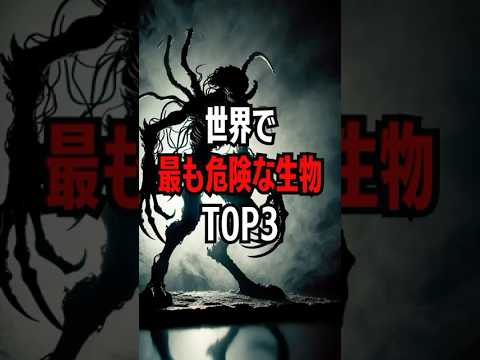 世界で最も危険な動物Top3