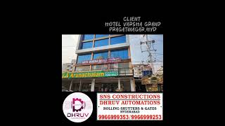 Perforated slats_Automatic Motorized shutter|#rollingshutter|#pragatinagar|#hotelvarshagrand|#remote