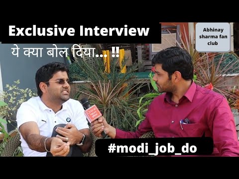 Exclusive Interview with abhinay sharma || media online news india || 2021 modi rojgar do ||