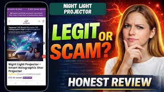 Glowjovial Night Light Projector Review: Is Topacme Smart Holographic Night Light Legit | Worth It?