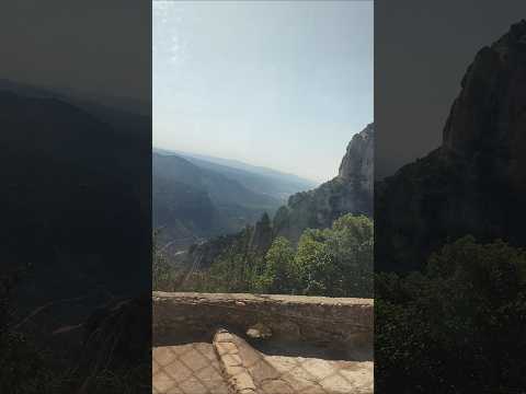 Amazing funicular train ride in Monestir De Montserrat, Barcelona 🤩🚝 #shorts #ytshorts #travel