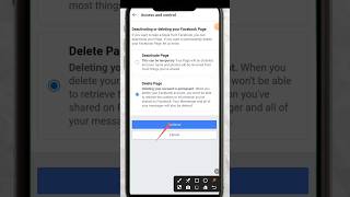 How to delete facebook page permanently👍#viral #shorts