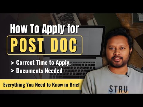 How to Apply for Post Doc | Documents Needed | When to Apply | All 'Bout Research | Noorul Huda