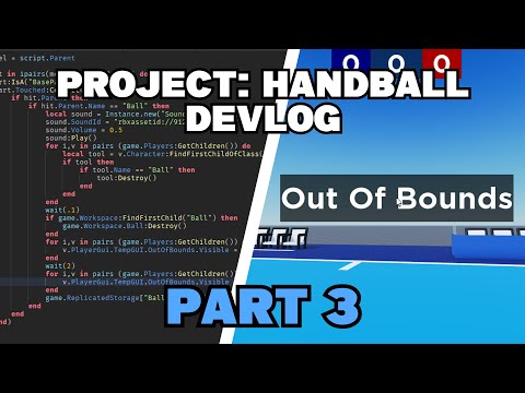 I did a bunch of boring things :)) | Project: Handball Devlog | Part 3