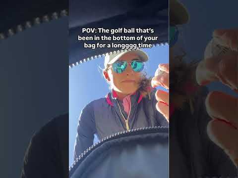What ball has been in the bottom of your bag for too long?  #golf #funny