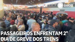Passengers face second day of train strikes in SP