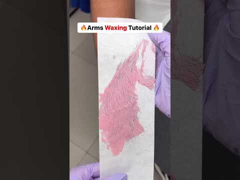 Arm waxing tutorial ✨#shortvideo #shortsvideo #viral #video
