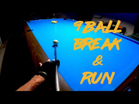 9 ball pool break and run POV