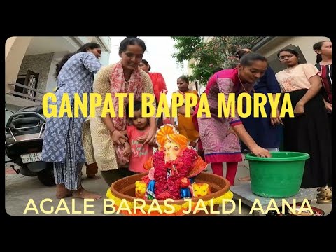 GANESH VISARJAN | aaj ganpati bappa jane wale Hain 😭 | Agale saal jaldi aana bapaa 😍 #ansshworld