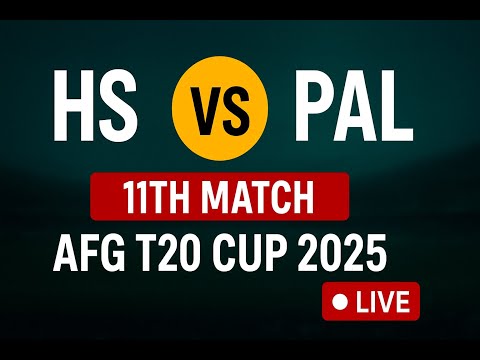 HS vs PAL | 11th Match | AFG T20 Cup 2025 | Live Cricket Match Today