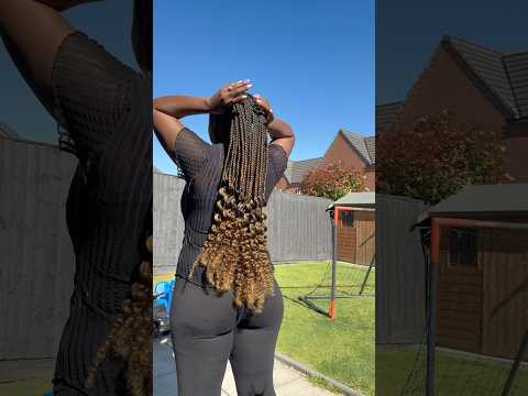 Jumbo braids 🥰🤌🏾 #protectivestyles #knotlessbraids #jumbobraids #braidstyles #waistlengthhair