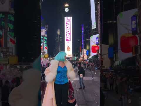 TIMES SQUARE MEETS AQUAMARINE🧜🏼‍♀️🧜🏼‍♀️🧜🏼‍♀️🧜🏼‍♀️🩵🩵🩵💙💙💙⚓️⚓️🪄🦪🦪🪞🪞😍😍😍😍