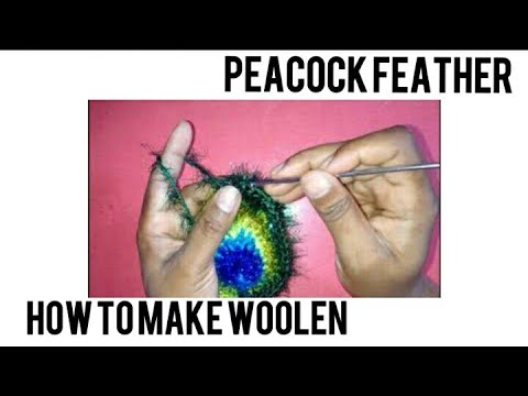 HOW TO MAKE WOOLEN PEACOCK PART 3 | ऊनी मोर कैसे बनाएं भाग 3 | सुंदर मोर पंख बनवा |