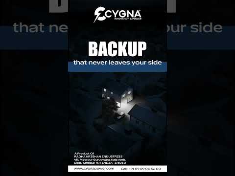 Cygna | High Backup Inverter Battery. #CygnaPower #Shorts #InverterBattery #BackupSolutions