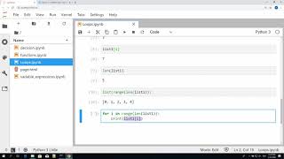Multimedia Programming II | Lecture 3: PYTHON REVISION -2:Loops and Iterations