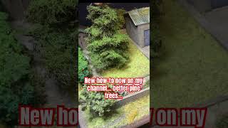 How to make a BETTER pine tree… #modelmaking #miniature