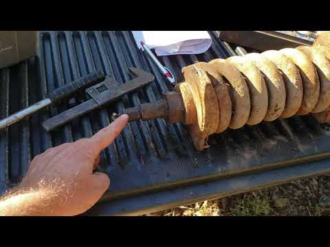 How to change a rubber or steel track on a Komatsu PC45R-8 PC45 excavator track hoe. VIDEO 2 OF 3