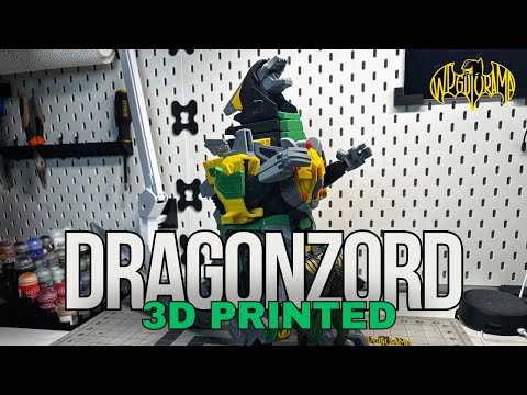 Amazing 3D Printed Dragonzord!