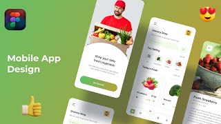 Figma Mobile App Design Tutorial | UI UX Mobile App Design