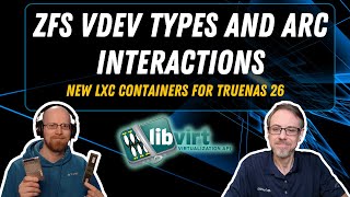 ZFS VDEV Types and ARC Interactions, New LXC Containers for TrueNAS 26 | TrueNAS Tech Talk (T3) E050