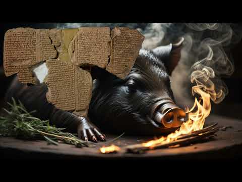 Ritual To Transfer A Fever Spirit To A Sacrificial Pig. | c. 900-600 BCE