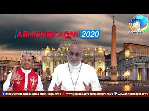 ഹൈദരാബാദ് അഭിഷേകാഗ്നി കൺവെൻഷനിലേക്ക് സ്വാഗതം ചെയ്തുകൊണ്ട് അഭിവന്ദ്യ പിതാവ്.