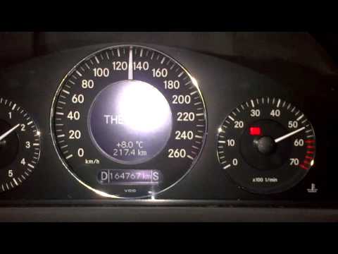 Mercedes CLK 320 W209 0 - 180 Acceleration