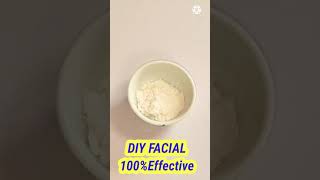 Facial at home 100% effective, #shorts #shortvideo #youtubeshorts #lifewithzainab