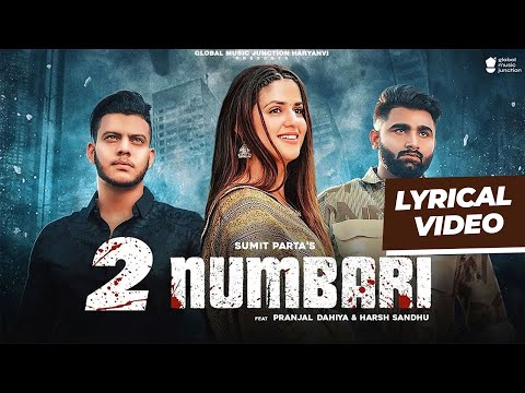 2 Numbari (Lyrical Video) | Sumit Parta | Pranjal Dahiya | New Haryanvi Songs Haryanavi 2025