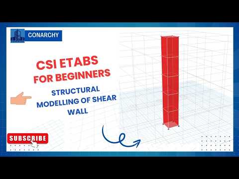 17. ETABS for beginners: Structural Modelling of Shear wall