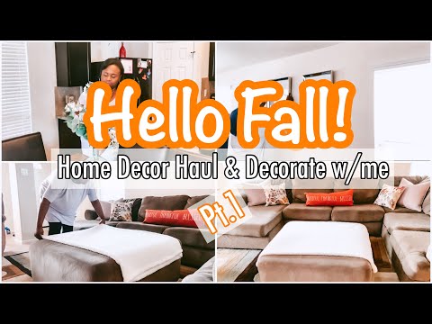 FALL DECORATE WITH ME Pt. 1| FALL DECOR HAUL