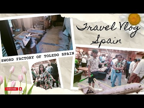 SWORD FACTORY OF TOLEDO SPAIN/ #spain #swordfactoryspain #shorts #europeantravel #vlog #spain